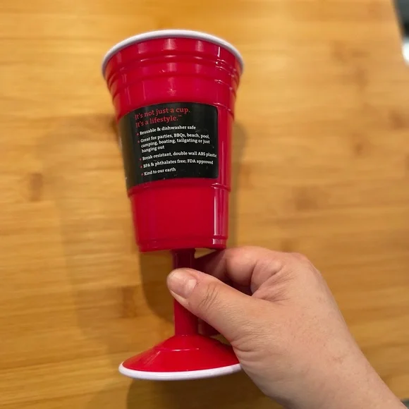 Red Neck Wine Cup - Picture 4 of 5